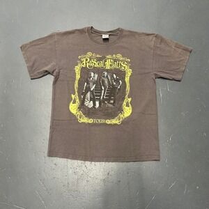 Vintage retro y2k 2008 Rascal Flatts country music double sided big print Tshirt